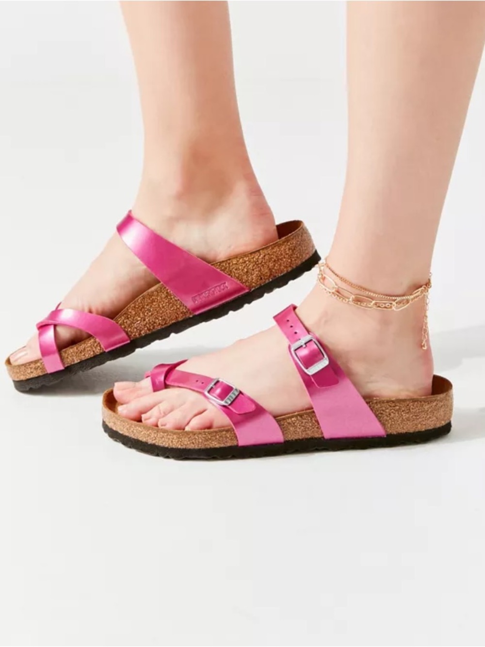 Birkenstock Mayari Pink Color Pop Sandal - Size 6 - Very Clean